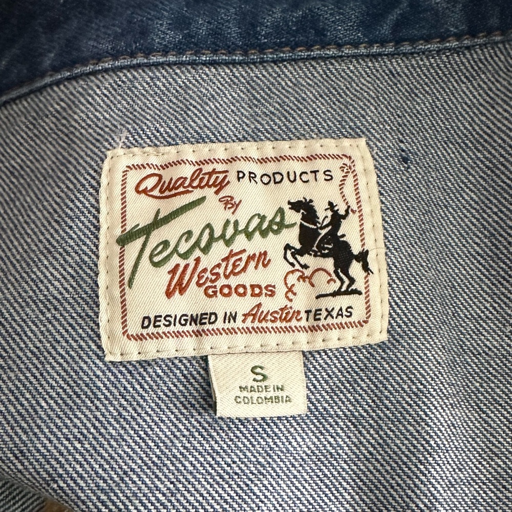 Tecovas • NWOT Women's Denim Chore Jacket • Size Small - Picture 13 of 15